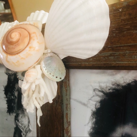 Rustic Wood SEASHELL 8x10 PHOTO FRAME - Picture 9 of 11